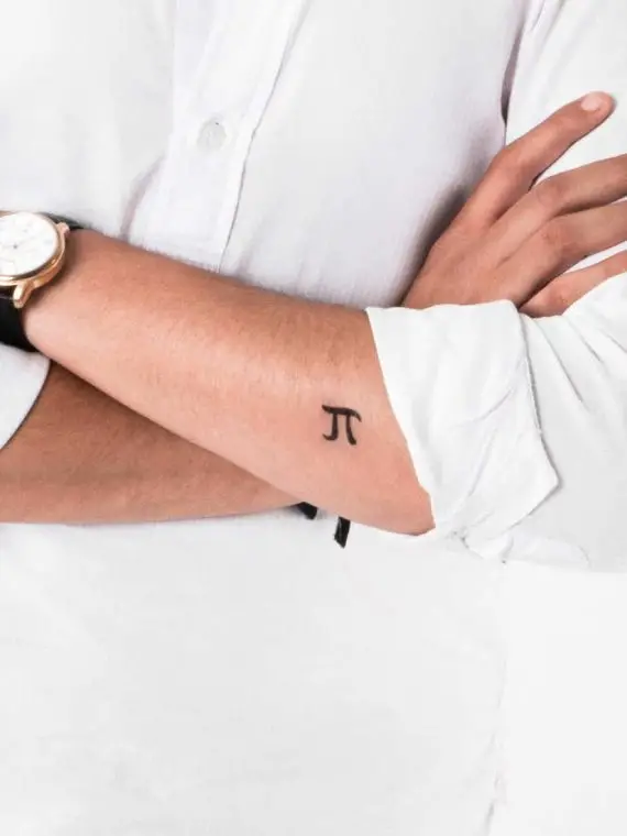 tatuaje numero pi